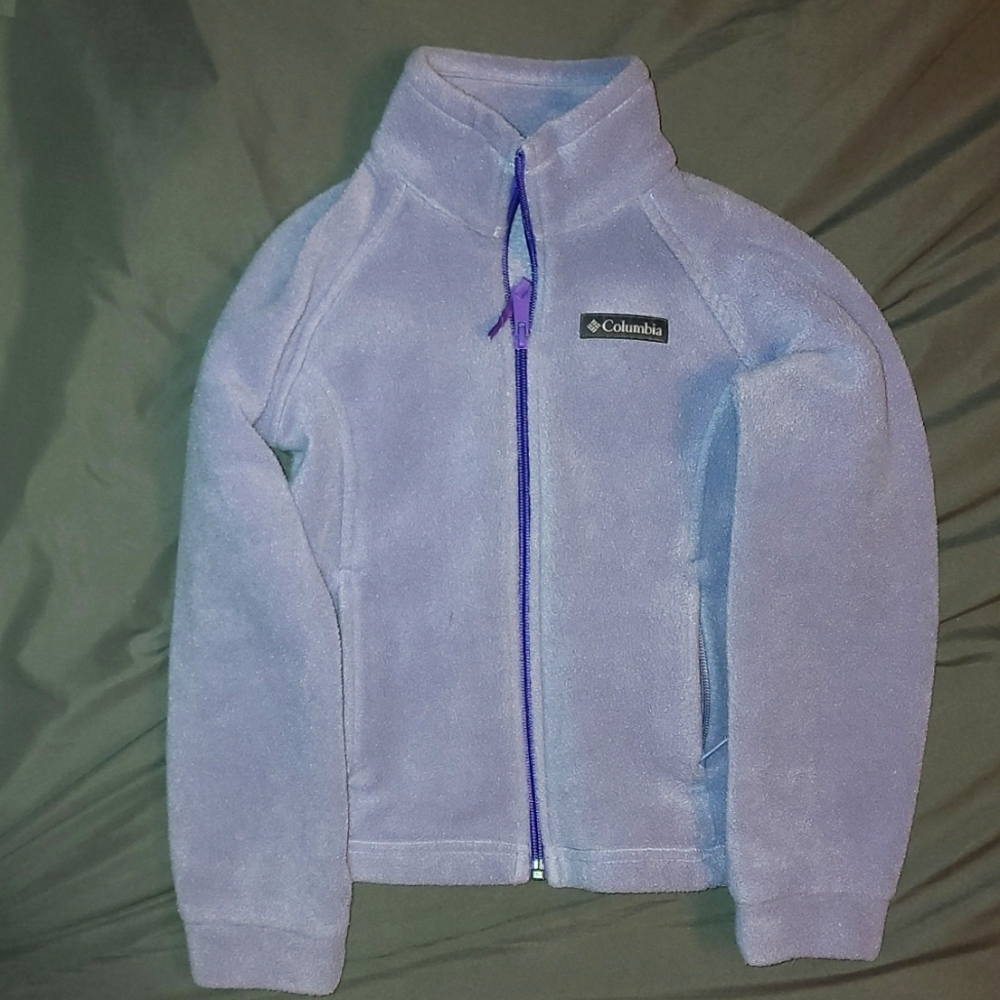 Girls Columbia fleece jacket size 6